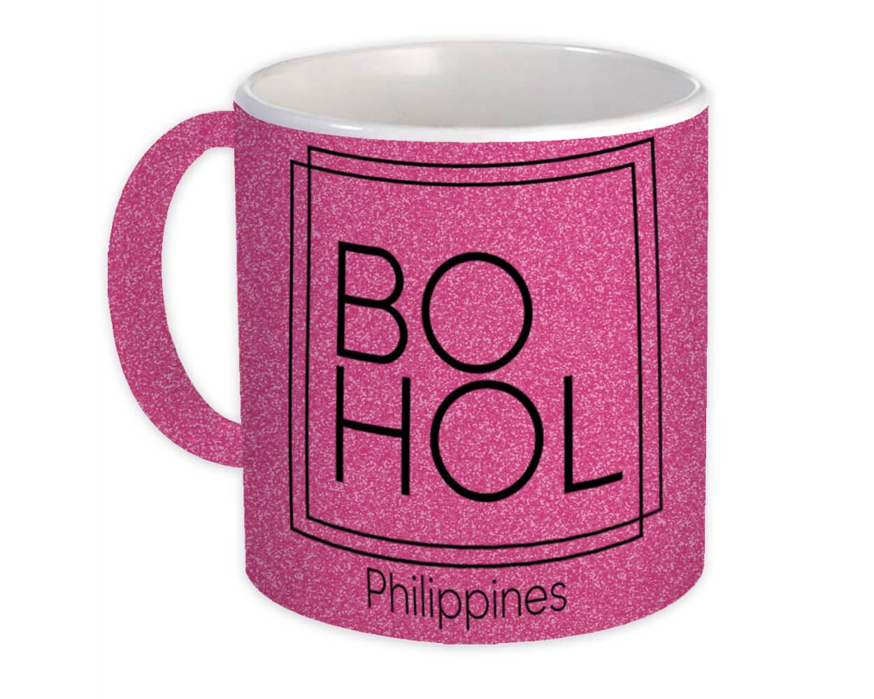 Gift Mug : Bohol Square Souvenir Travel Beach Philippines