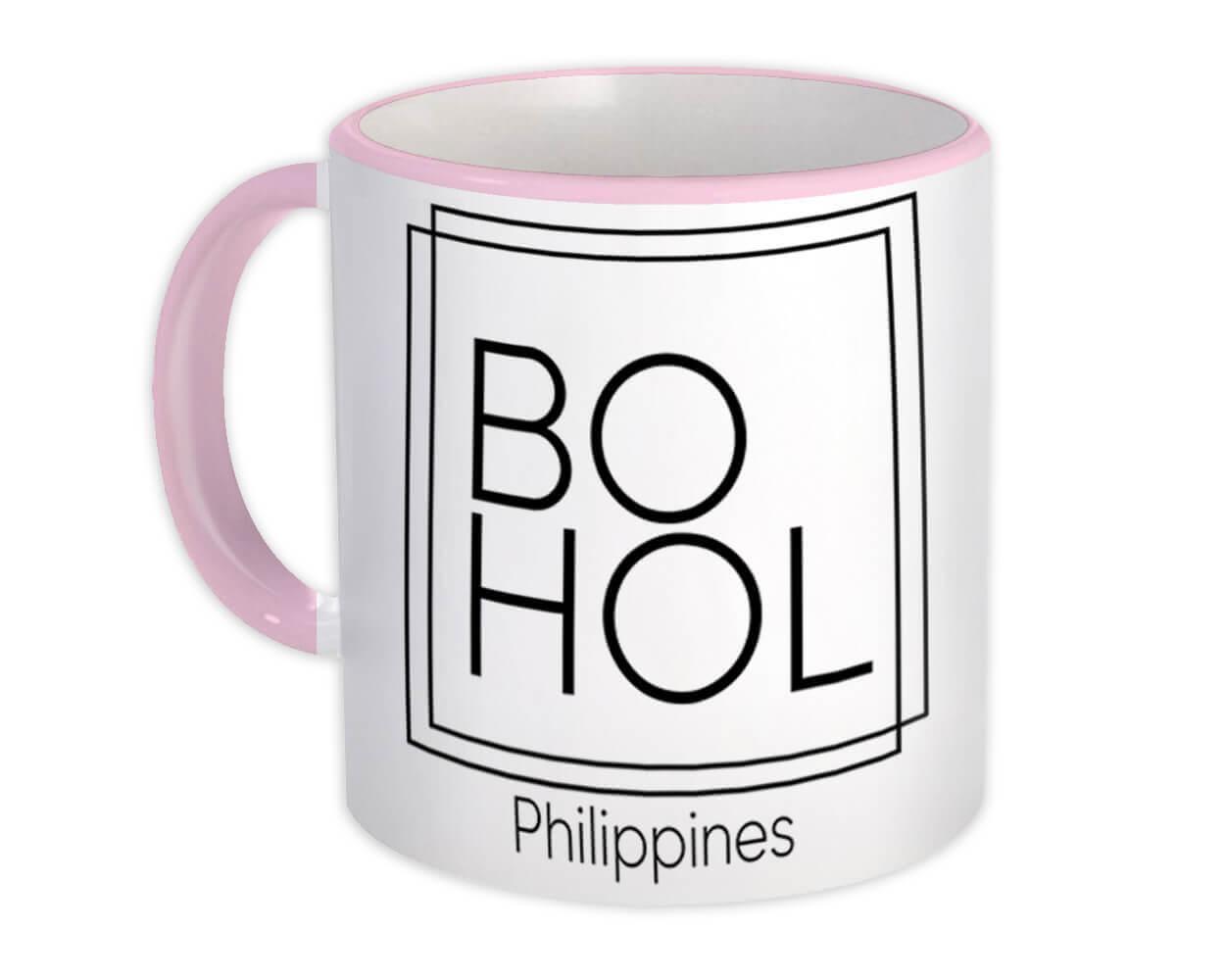 Gift Mug : Bohol Square Souvenir Travel Beach Philippines