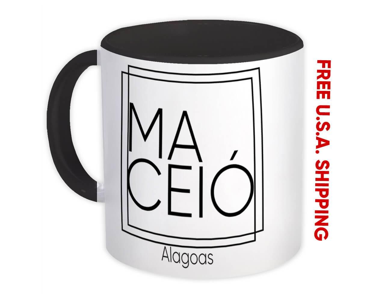 Gift Mug : Maceió Square Souvenir Travel Beach Alagoas Brasil