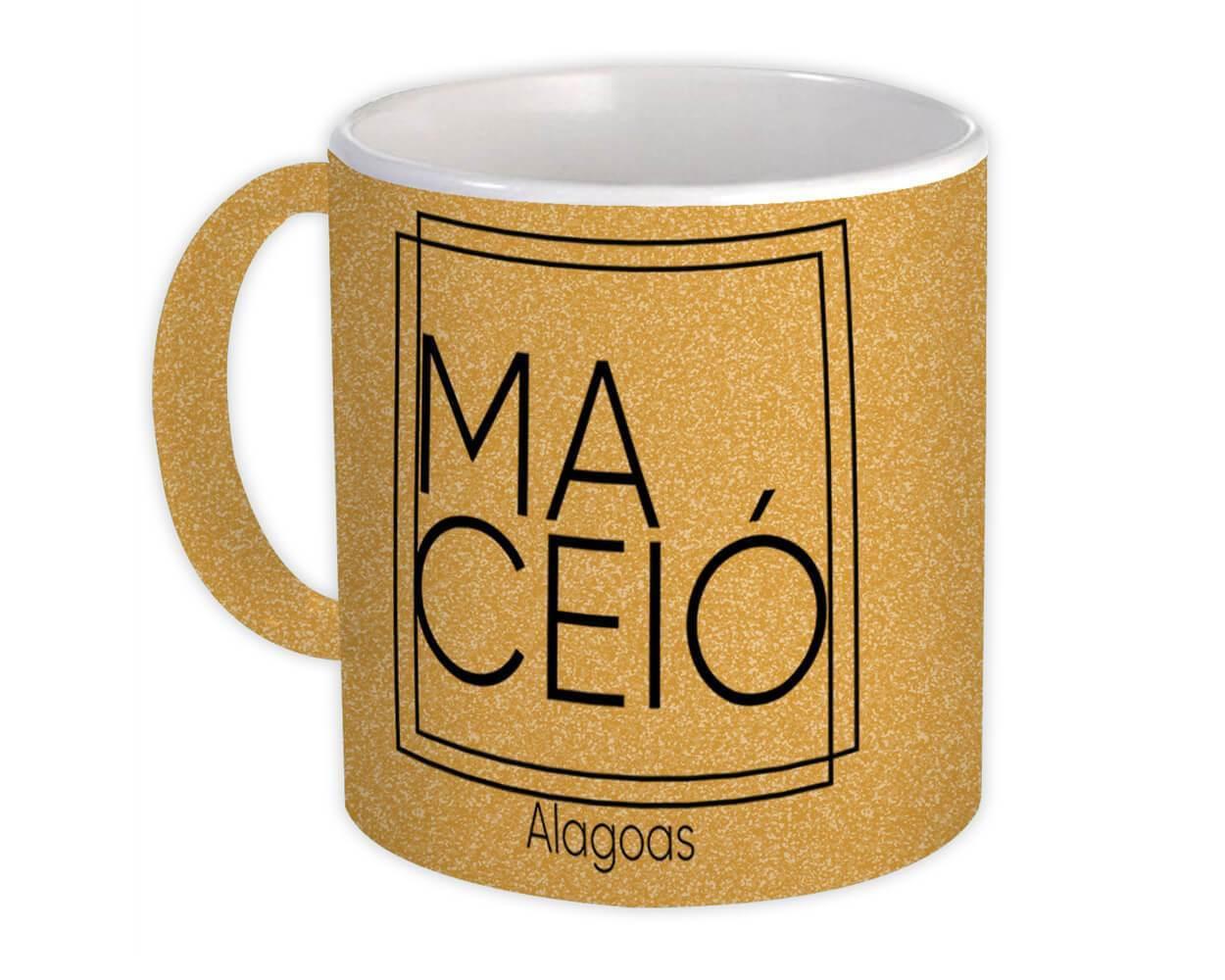 Gift Mug : Maceió Square Souvenir Travel Beach Alagoas Brasil