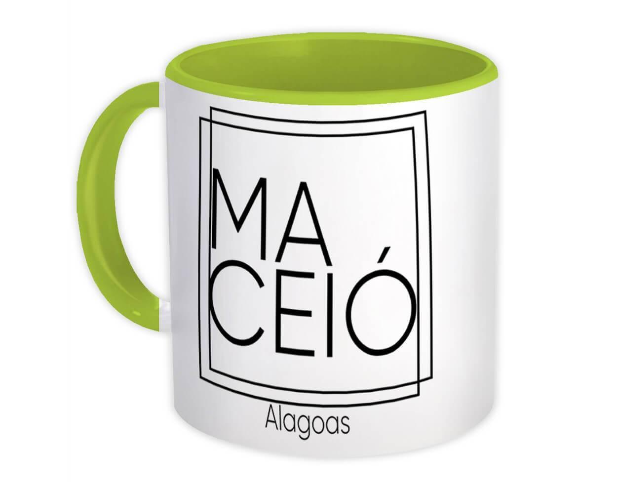 Gift Mug : Maceió Square Souvenir Travel Beach Alagoas Brasil