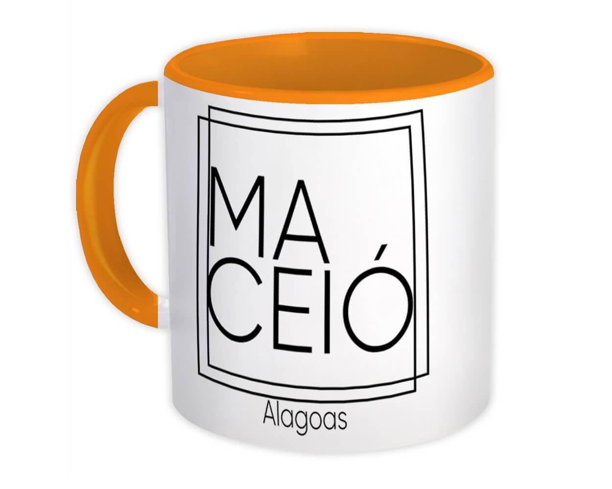 Gift Mug : Maceió Square Souvenir Travel Beach Alagoas Brasil