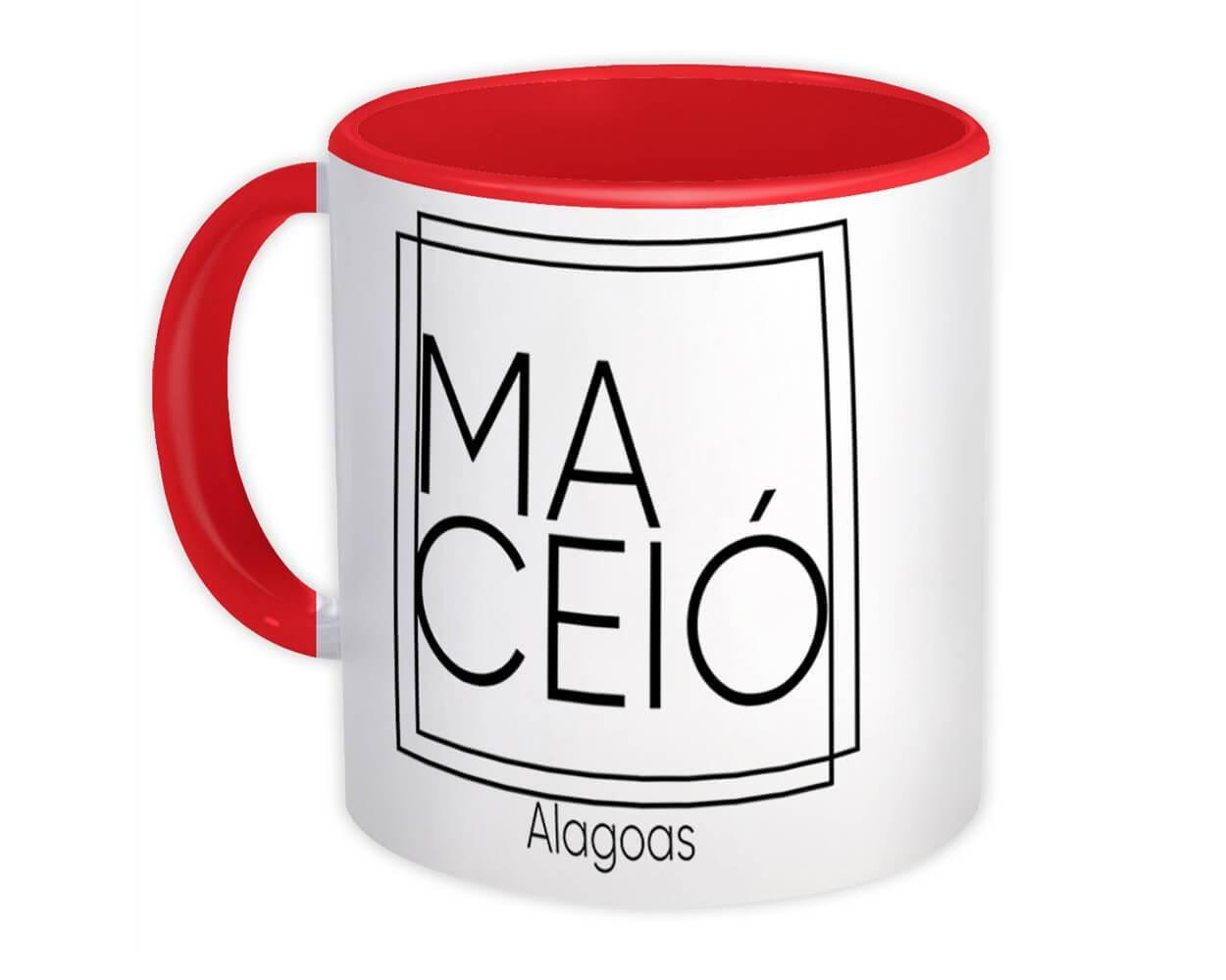 Gift Mug : Maceió Square Souvenir Travel Beach Alagoas Brasil