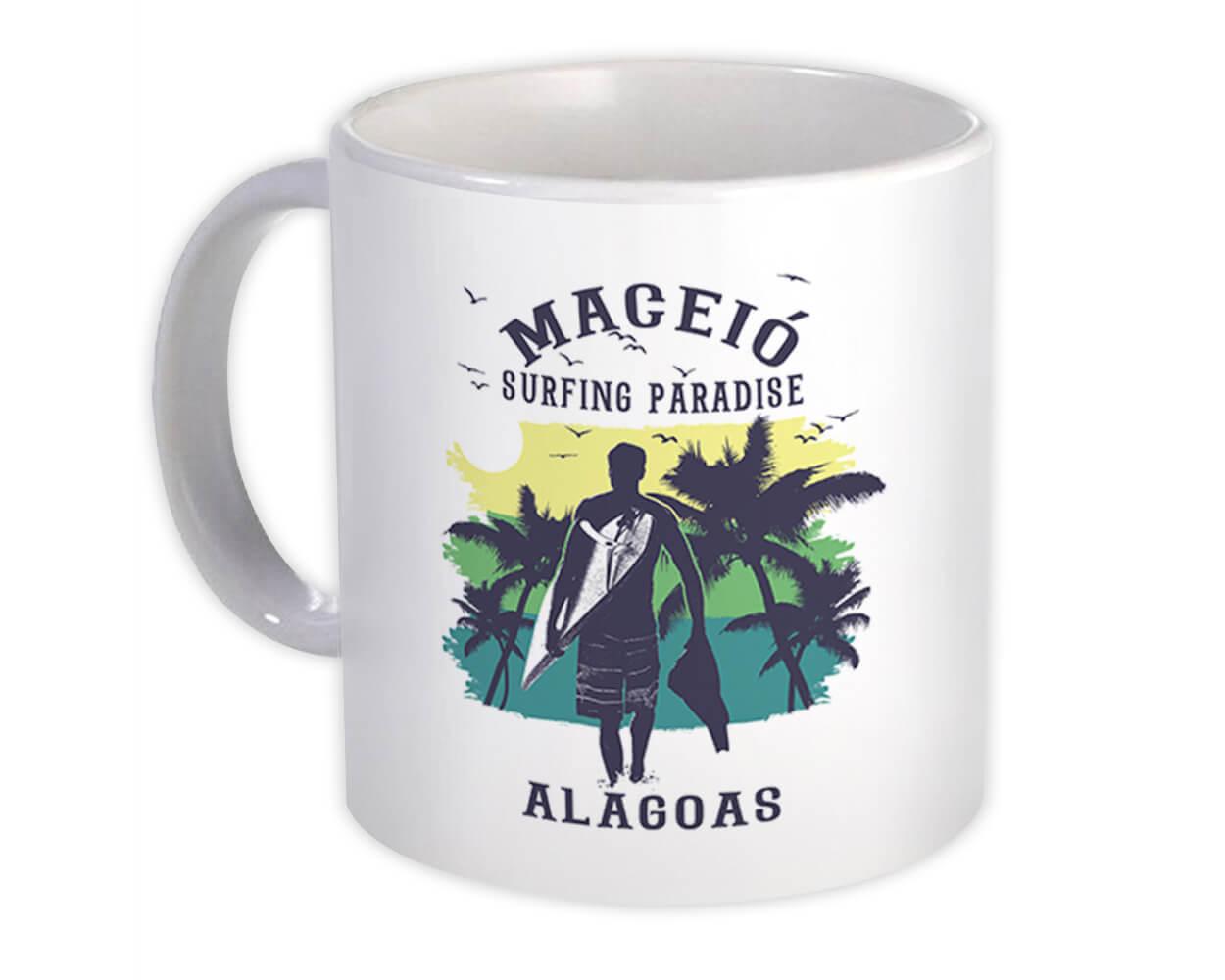 Gift Mug : Maceió Brasil Surfing Paradise Beach Tropical Vacation