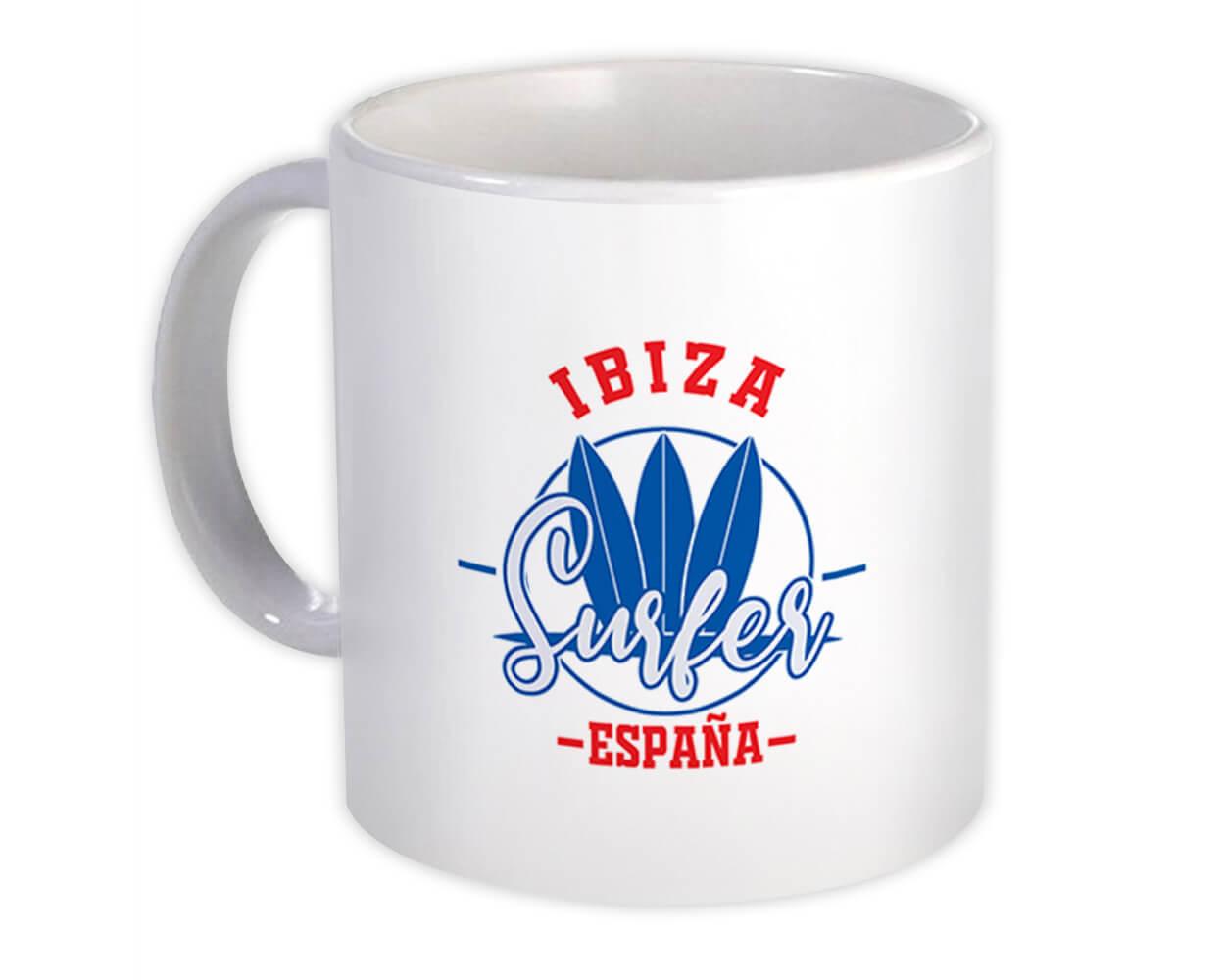 Gift Mug : Ibiza Spain Surfer Tropical Souvenir Travel