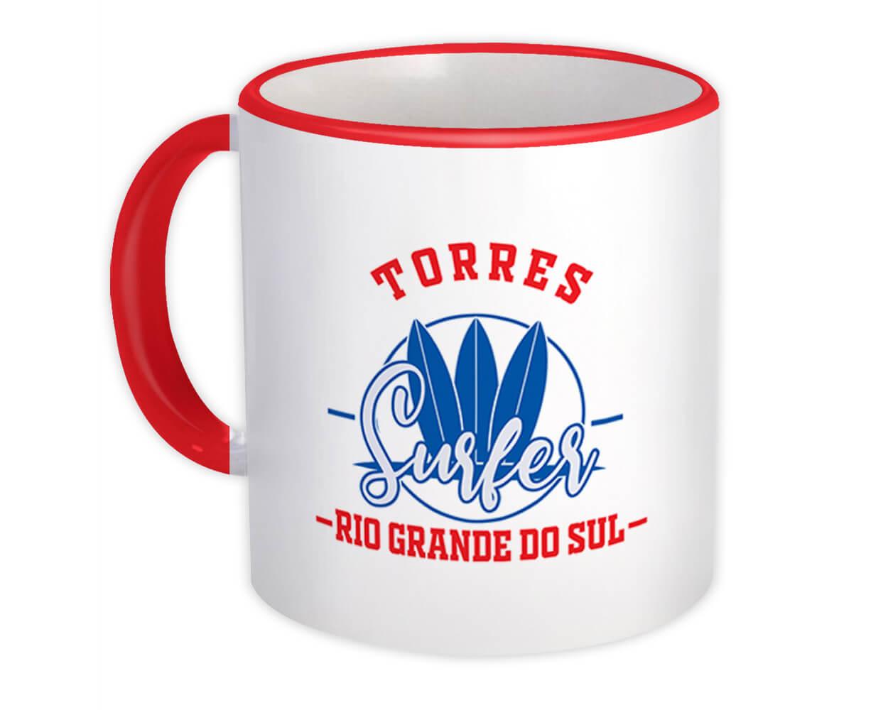 Gift Mug : Torres Brasil Surfer Tropical Souvenir Travel