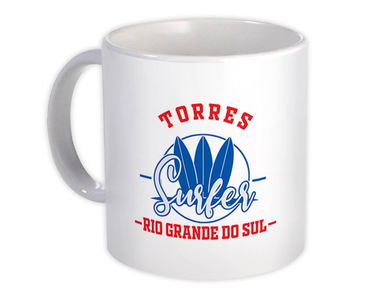 Gift Mug : Torres Brasil Surfer Tropical Souvenir Travel