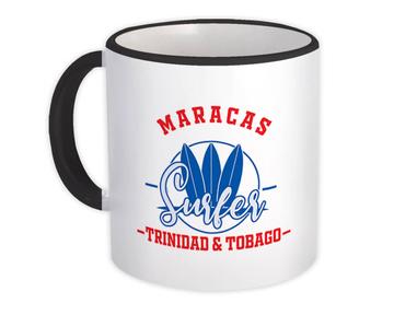 Maracas Trinidad & Tobago : Gift Mug Surfer Tropical Souvenir Travel