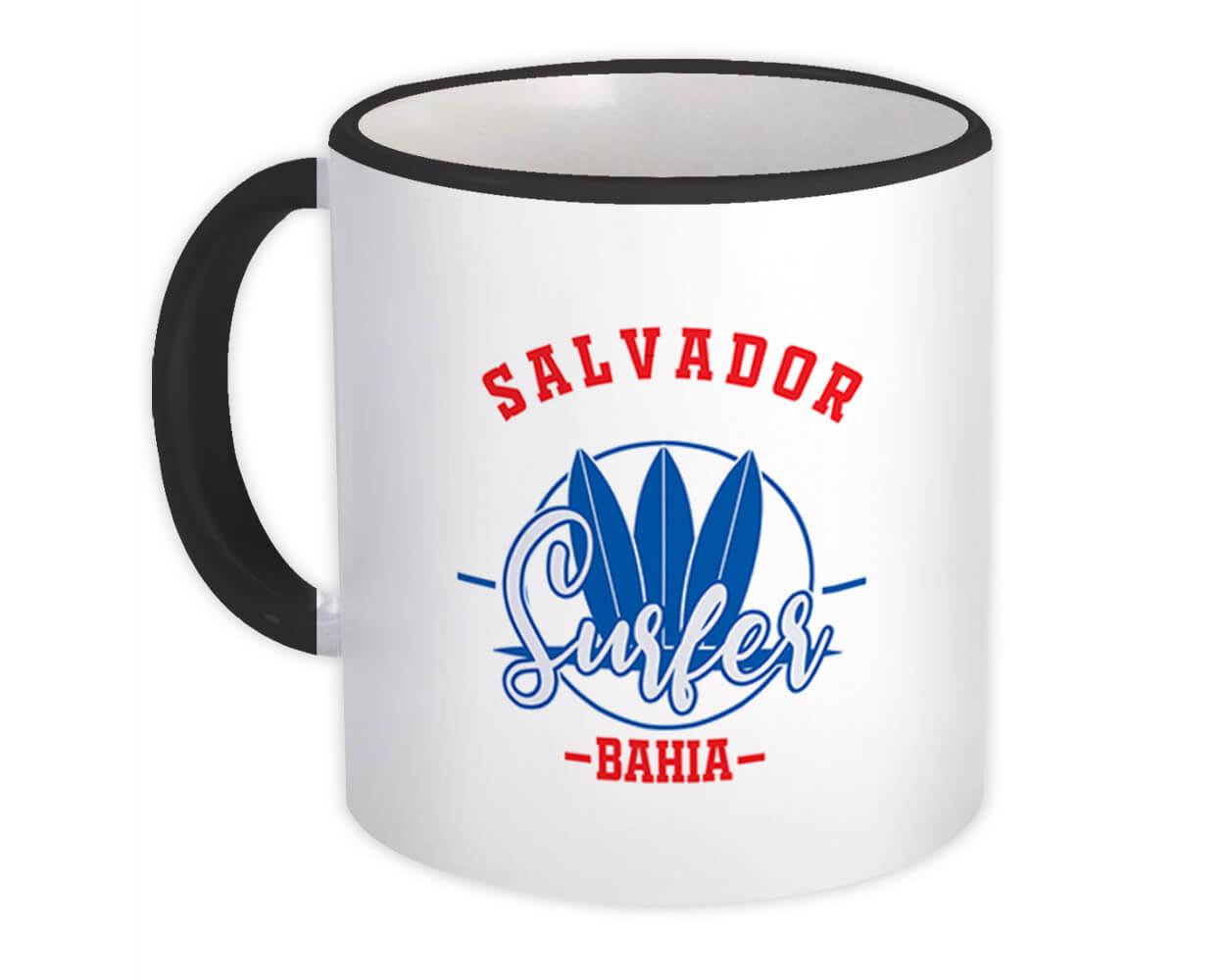 Gift Mug : Salvador Brasil Surfer Tropical Souvenir Travel