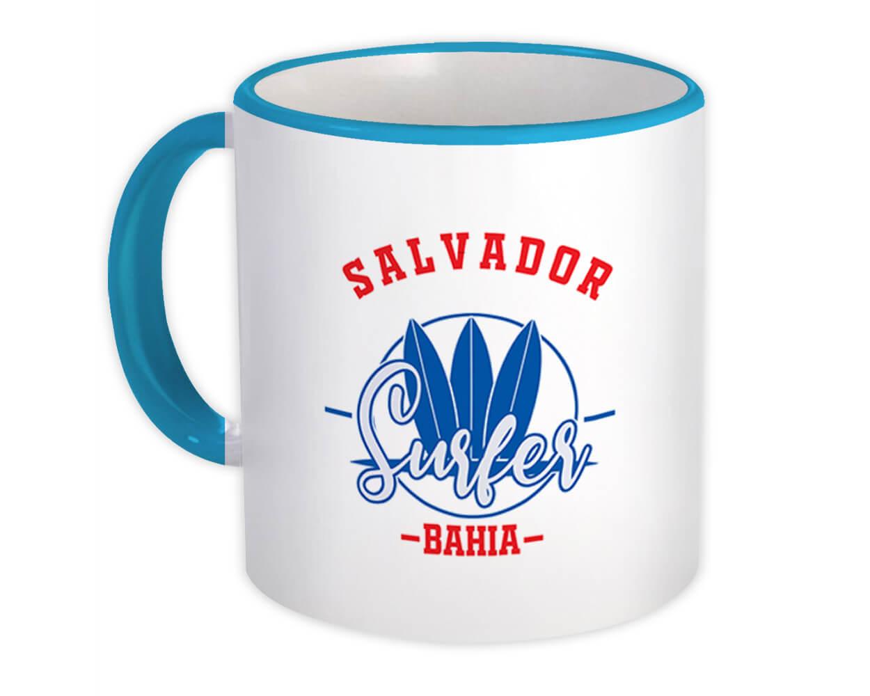 Gift Mug : Salvador Brasil Surfer Tropical Souvenir Travel