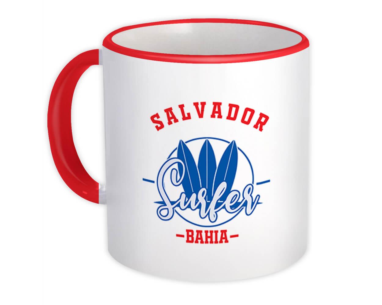 Gift Mug : Salvador Brasil Surfer Tropical Souvenir Travel