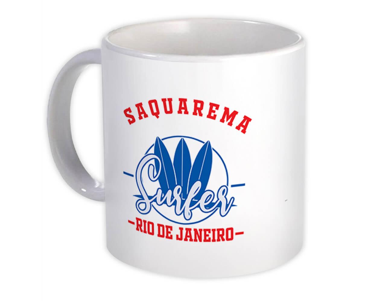 Gift Mug : Saquarema Brasil Surfer Tropical Souvenir Travel