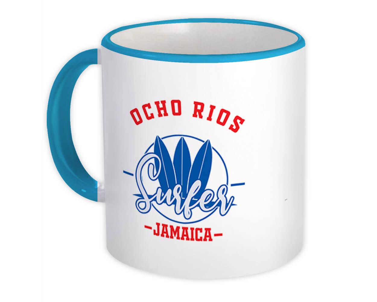 Gift Mug : Ocho Rios Jamaica Surfer Tropical Souvenir Travel