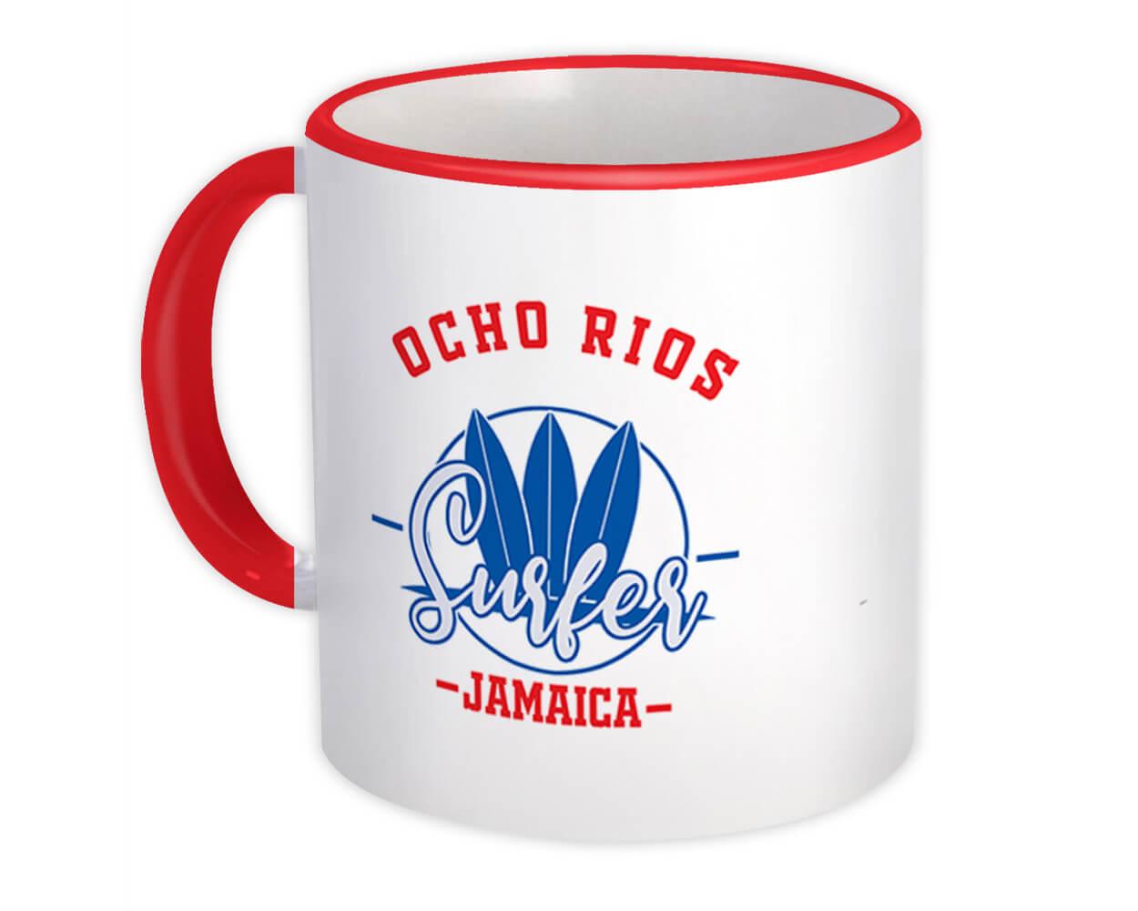 Gift Mug : Ocho Rios Jamaica Surfer Tropical Souvenir Travel