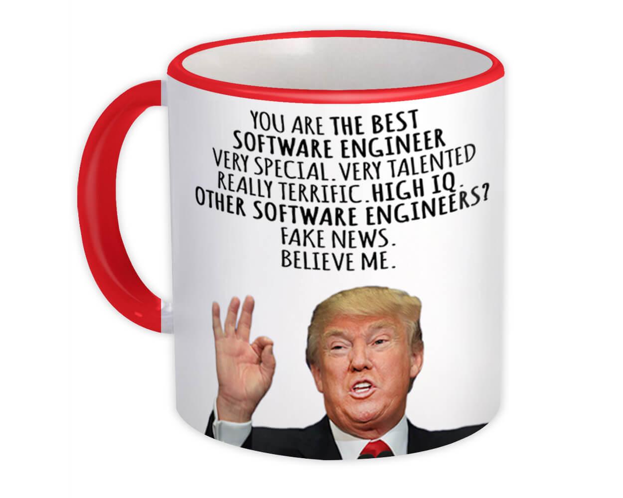 Gift Mug : SOFTWARE ENGINEER Funny Trump Best Birthday Christmas Jobs