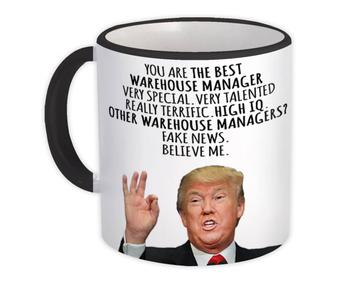WAREHOUSE MANAGER Funny Trump : Gift Mug Best Birthday Christmas Jobs