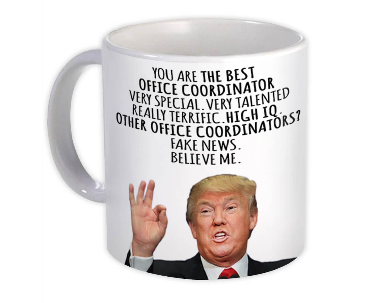 Gift Mug : OFFICE COORDINATOR Funny Trump Best Birthday Christmas Jobs