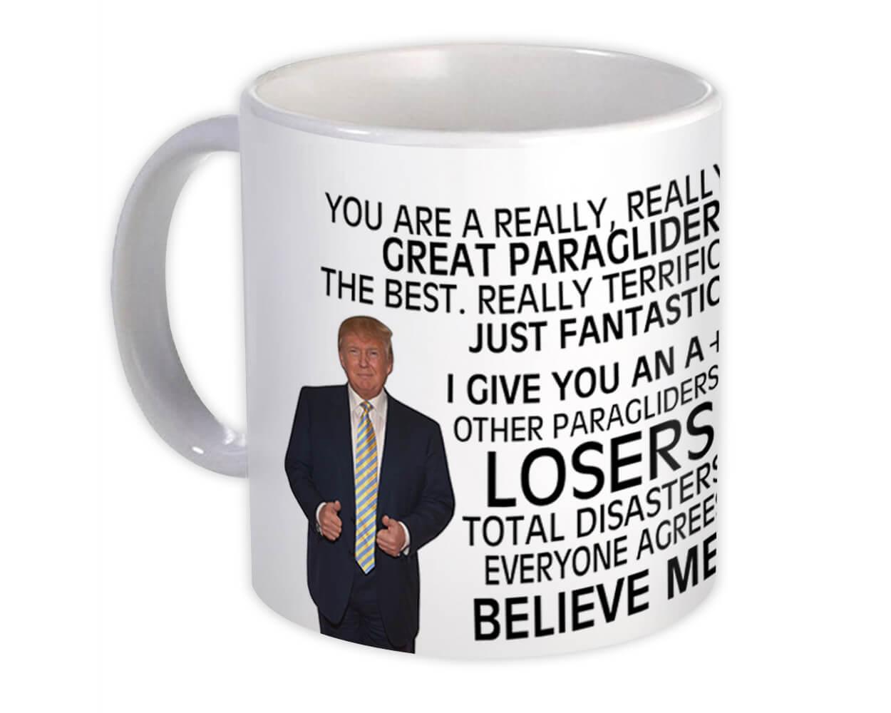 Gift Mug : for Paraglider Donald Trump Great Funny Christmas