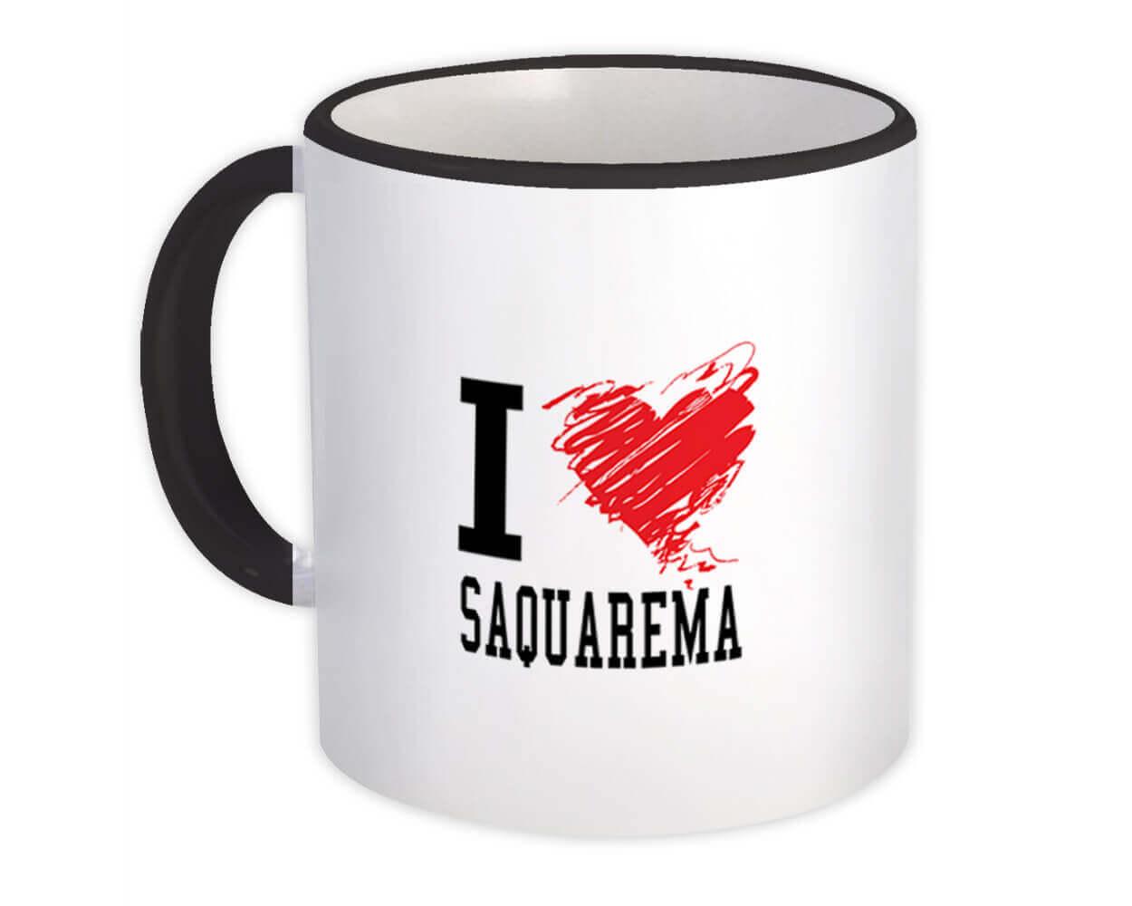 Gift Mug : I Love Saquarema Brasil Tropical Beach Travel Souvenir