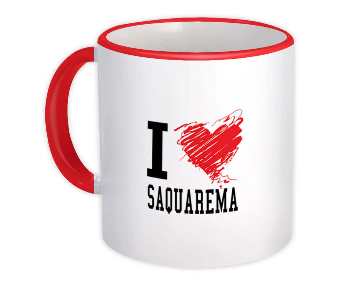 Gift Mug : I Love Saquarema Brasil Tropical Beach Travel Souvenir