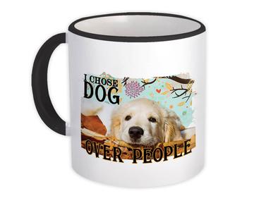Labrador Dry Leaves : Gift Mug Cute Puppy Dog Pet Fall Floral Sweet Miss You