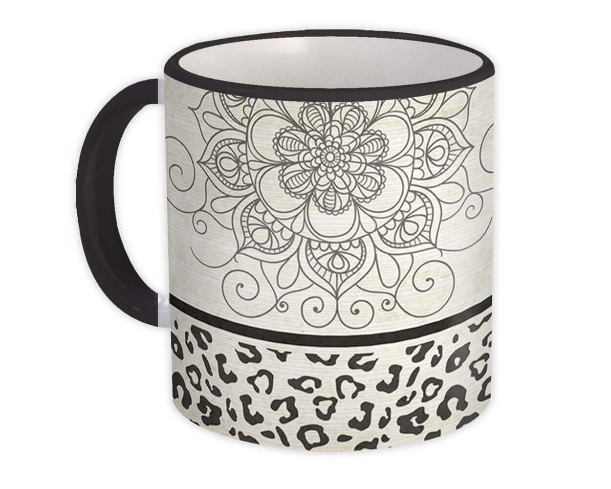 Gift Mug : Mandala Vintage Animal Print Leopard Pattern For Her