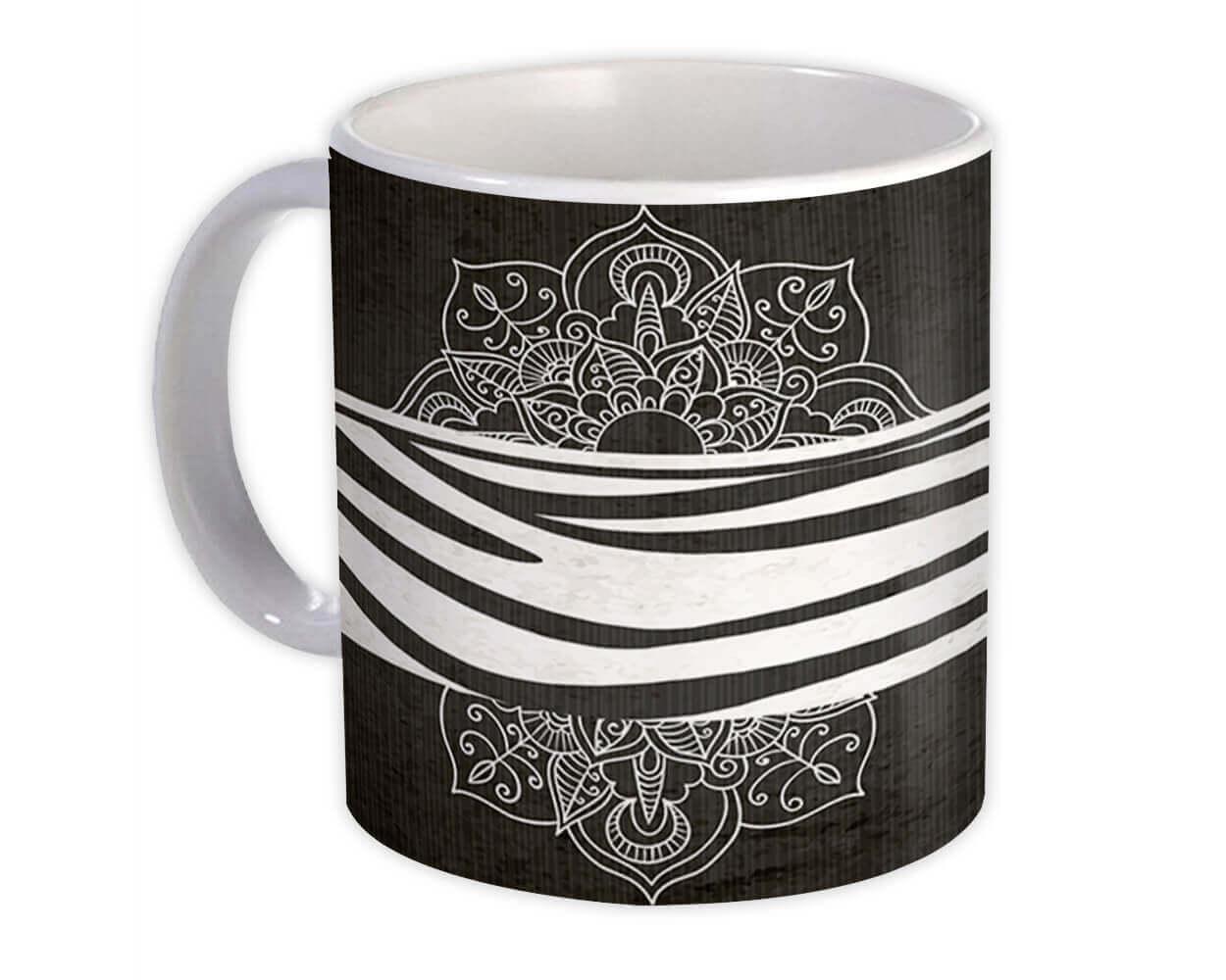 Gift Mug : Mandala Vintage Animal Print Zebra Pattern For Her