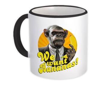 Funny Monkey Suit Banana : Gift Mug Animal Ape Chimp Humor