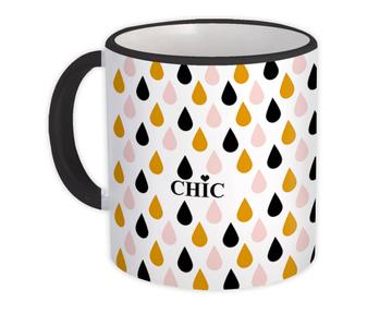 Rain Drops : Gift Mug Chic Decor Scandinavian Abstract Elegant