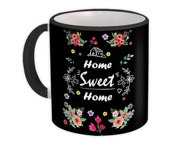 Home Sweet Home : Gift Mug Garden Flowers Decor For Her Feminine