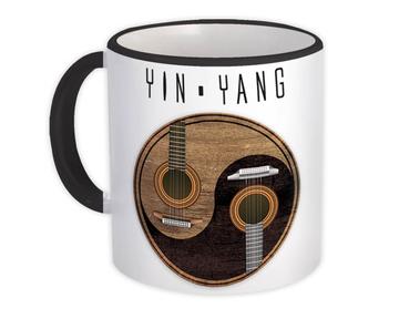 Classical Guitars Musical Wall Art : Gift Mug Yin Yang Wooden Home Decor Musician