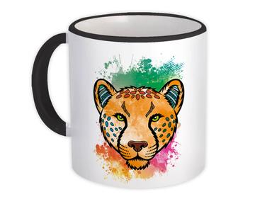 Jaguar Colorful Tribal : Gift Mug Wild Animals Wildlife Fauna Safari Species Nature