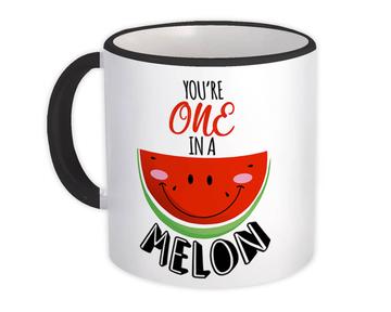 One in a Melon : Gift Mug Watermelon Summer Cute Funny Joke Cup