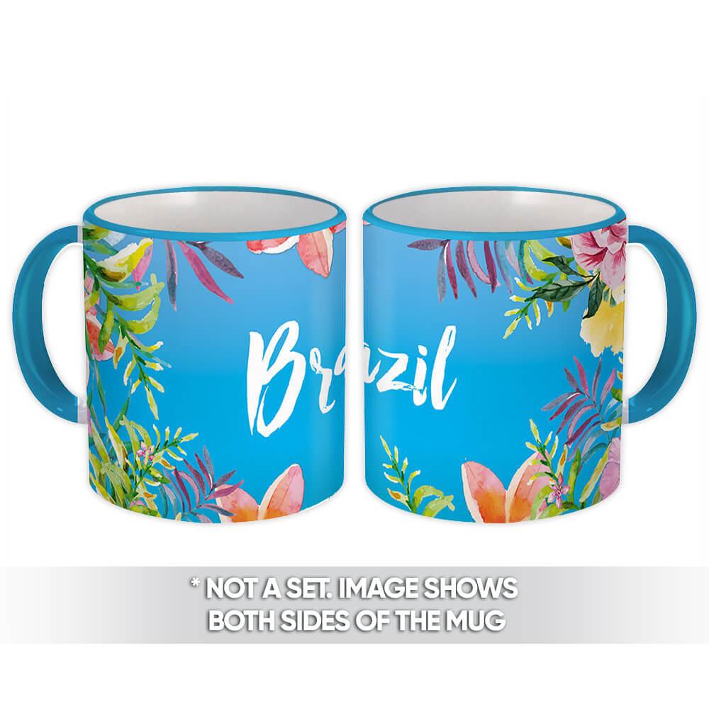 Gift Mug : Flowers Brazil Tour Souvenir Tropical Botanical Travel Country