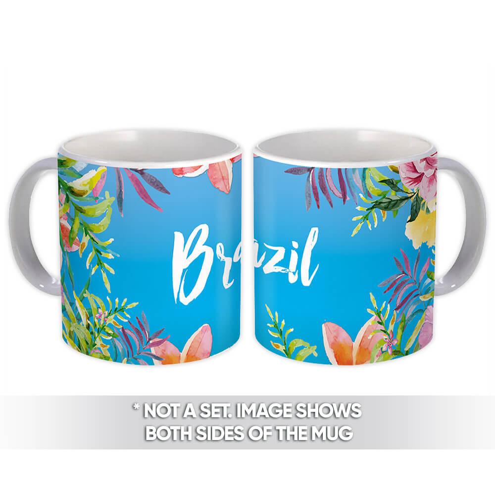 Gift Mug : Flowers Brazil Tour Souvenir Tropical Botanical Travel Country