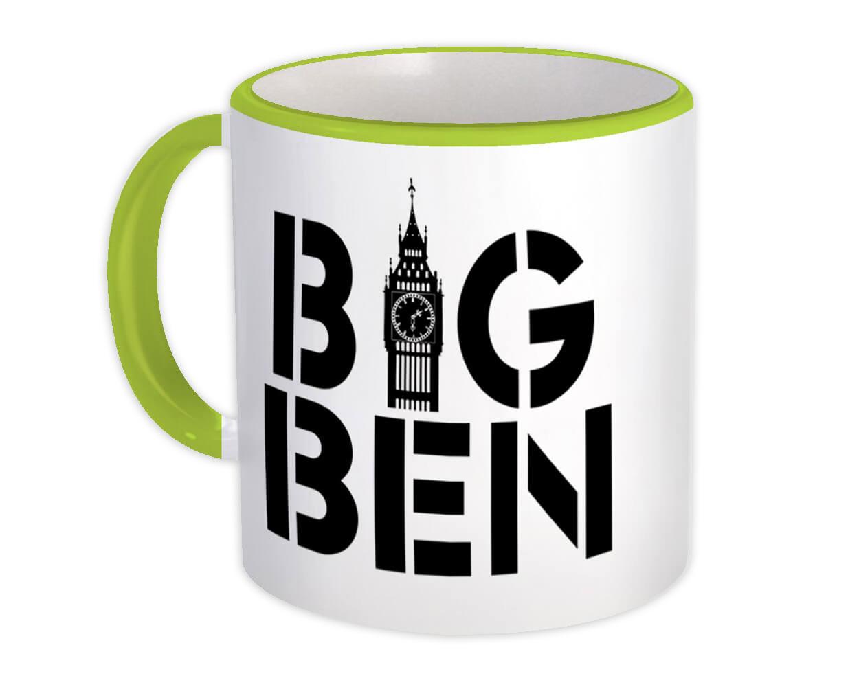 Gift Mug : United Kingdom London Country Flag British UK Bridge Big Ben Souvenir