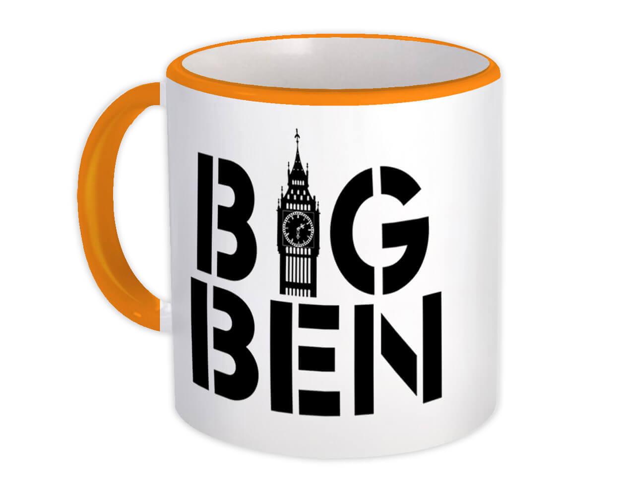 Gift Mug : United Kingdom London Country Flag British UK Bridge Big Ben Souvenir