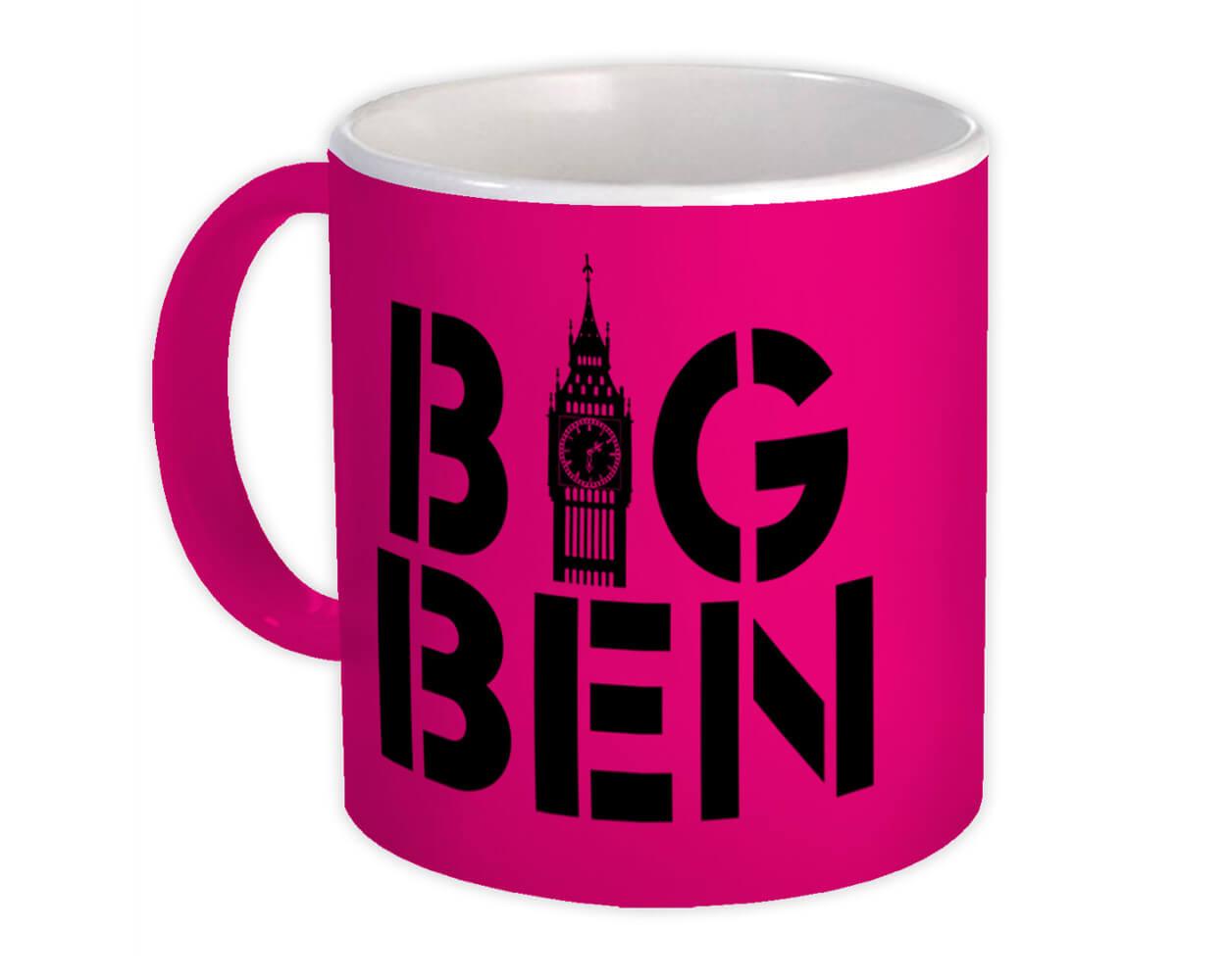 Gift Mug : United Kingdom London Country Flag British UK Bridge Big Ben Souvenir