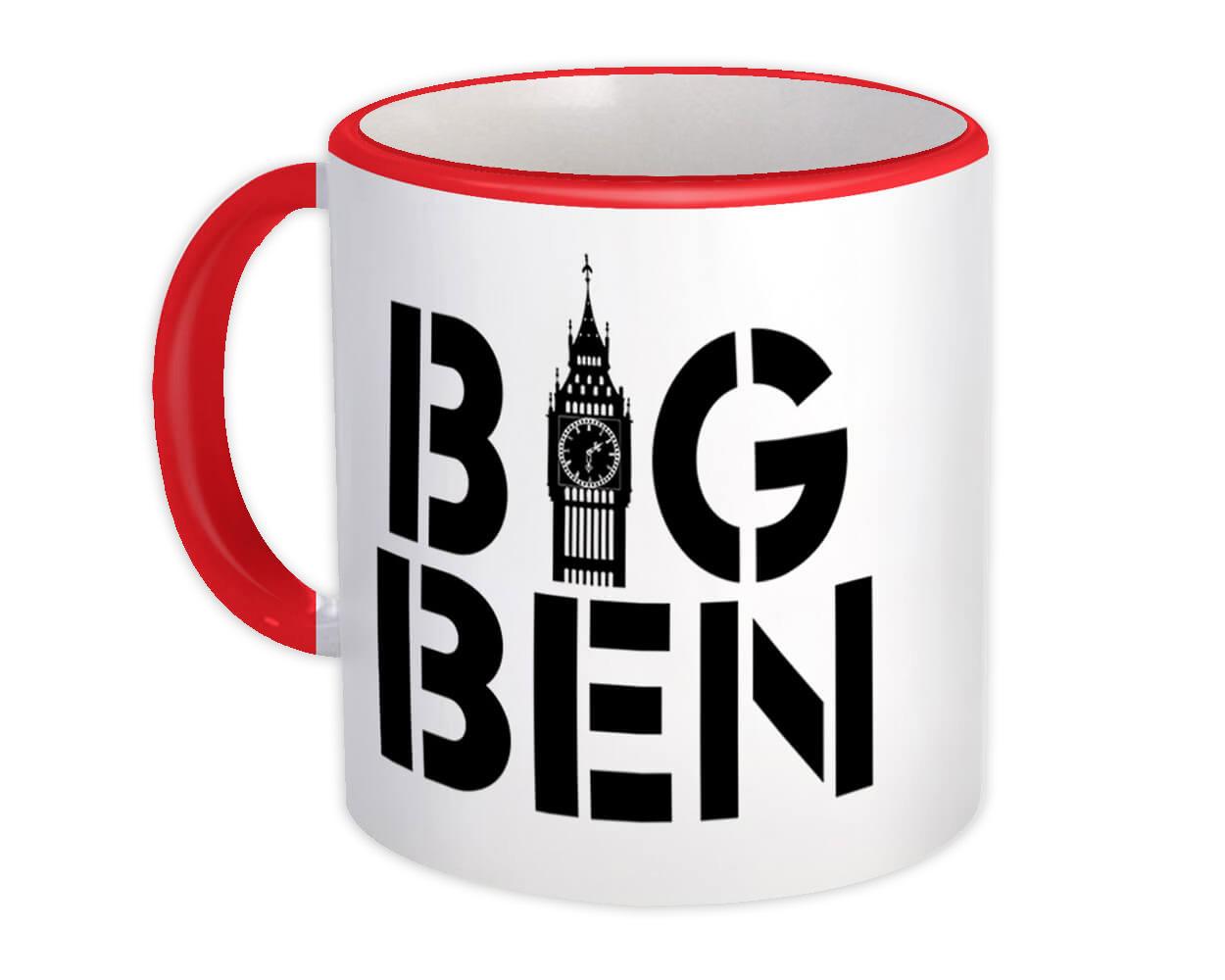 Gift Mug : United Kingdom London Country Flag British UK Bridge Big Ben Souvenir