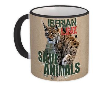 Iberian Linx : Gift Mug Save Animals Extinct Nature Wildlife Wild Animal