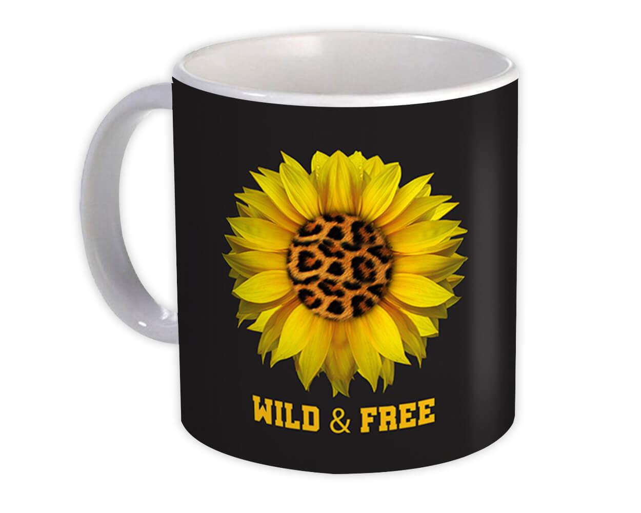 Gift Mug : Sunflower Animal Print Flower Floral Yellow Decor