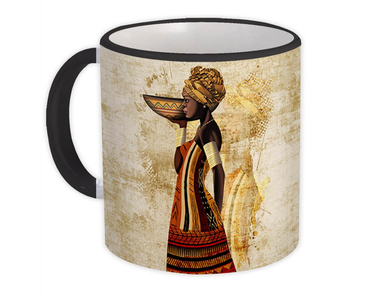 Gift Mug : African Woman Ethnic Art Black Culture Ethno