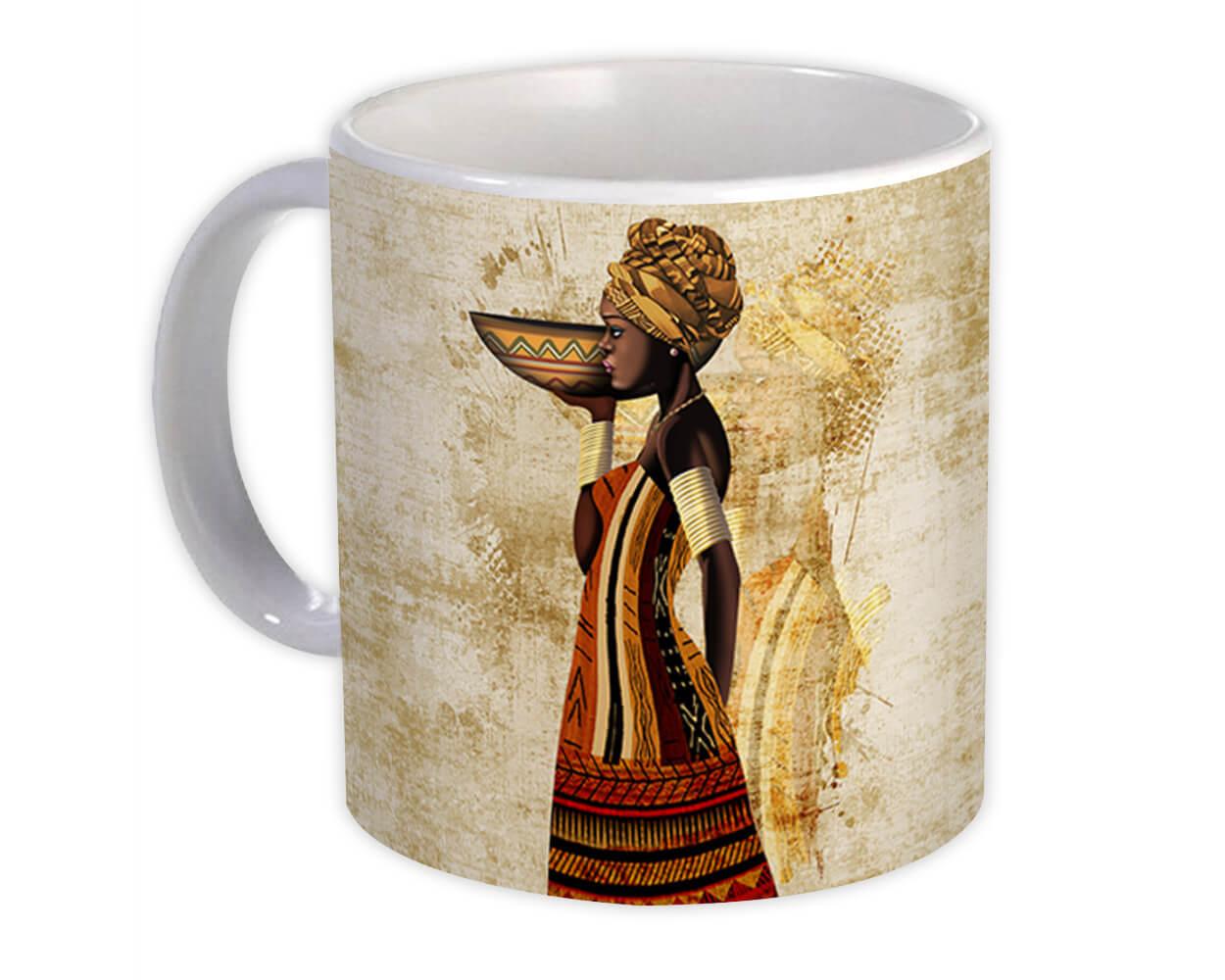 Gift Mug : African Woman Ethnic Art Black Culture Ethno