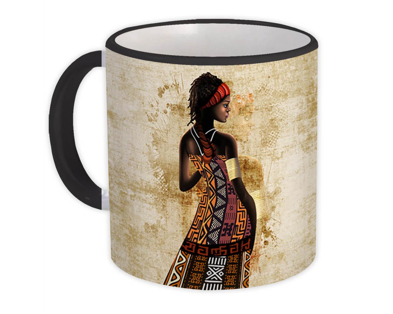 Gift Mug : African Woman Ethnic Art Black Culture Ethno