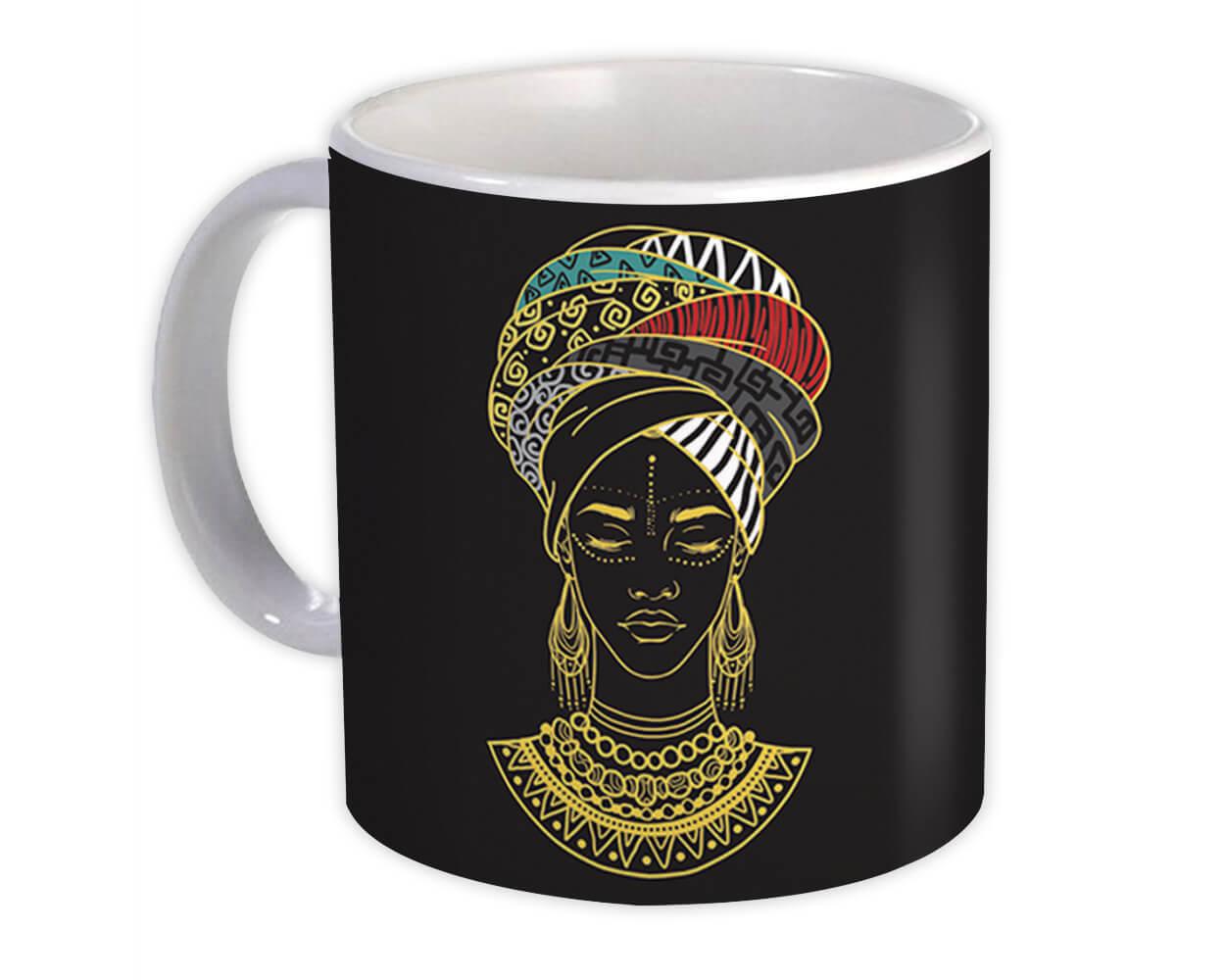 Gift Mug : African Woman Ethnic Art Black Culture Ethno