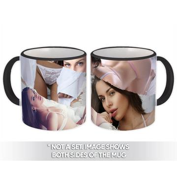 Sexy Woman Collage : Gift Mug Pin Up Lingerie Erotica Erotic