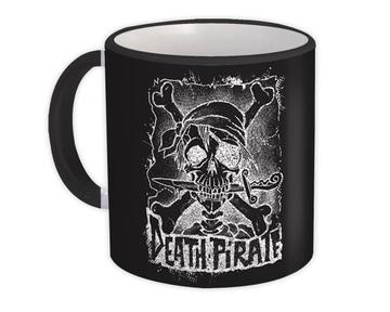 Death Dead Pirate : Gift Mug Skull Bones Horror Halloween Party Decoration Knife