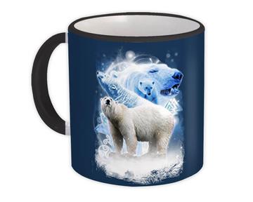 Savage Polar Bear : Gift Mug Winter Wild Animal Wildlife Photography Alaska Wall Poster