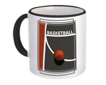 Basketball Court Photo : Gift Mug Art Print For Player Lover Champion Birthday Sport