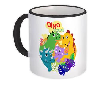 Cute Dino Squad : Gift Mug For Dinosaur Lover Dinos Kids Children Nursery Sweet Party
